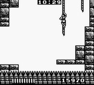 une photo d'Ã©cran de Castlevania - The Adventure sur Nintendo Game Boy